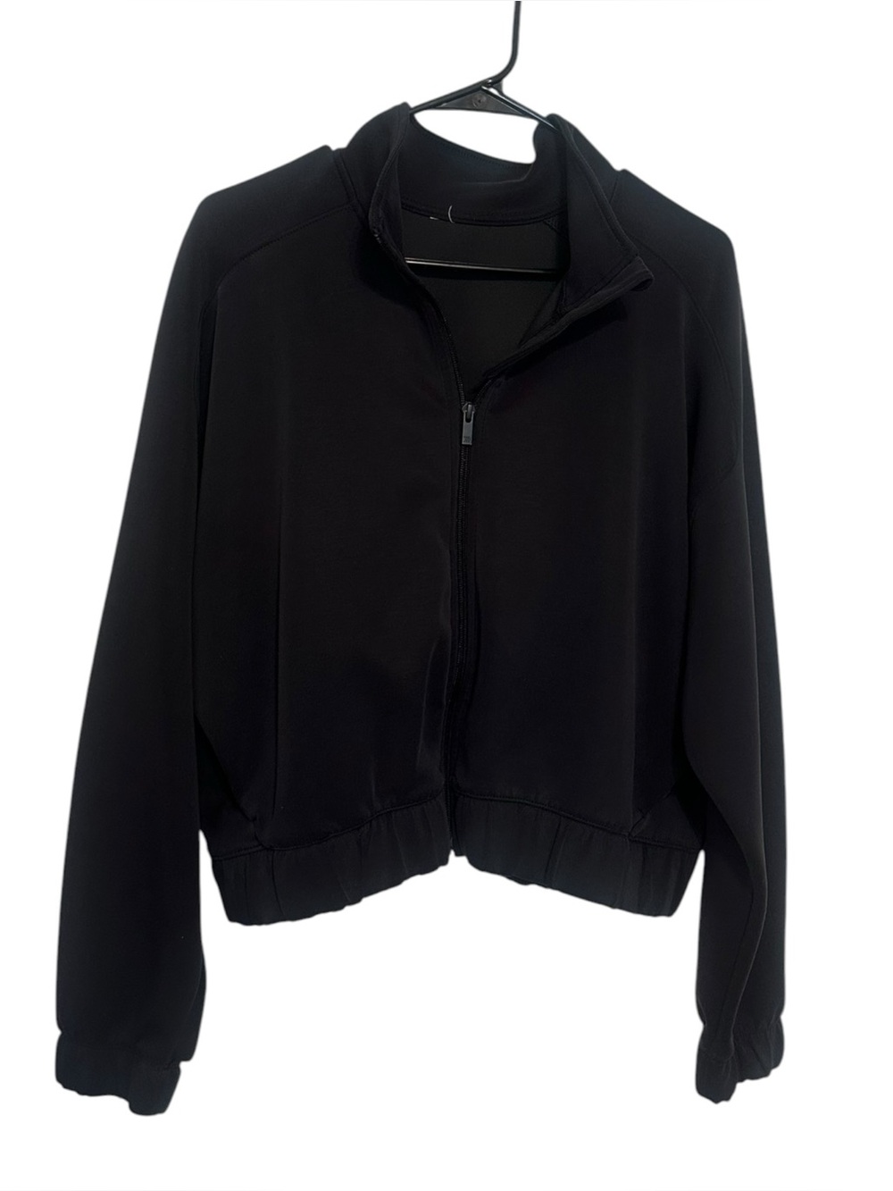 All in Motion Airy Sleek Full Zip Jacket Size L Black